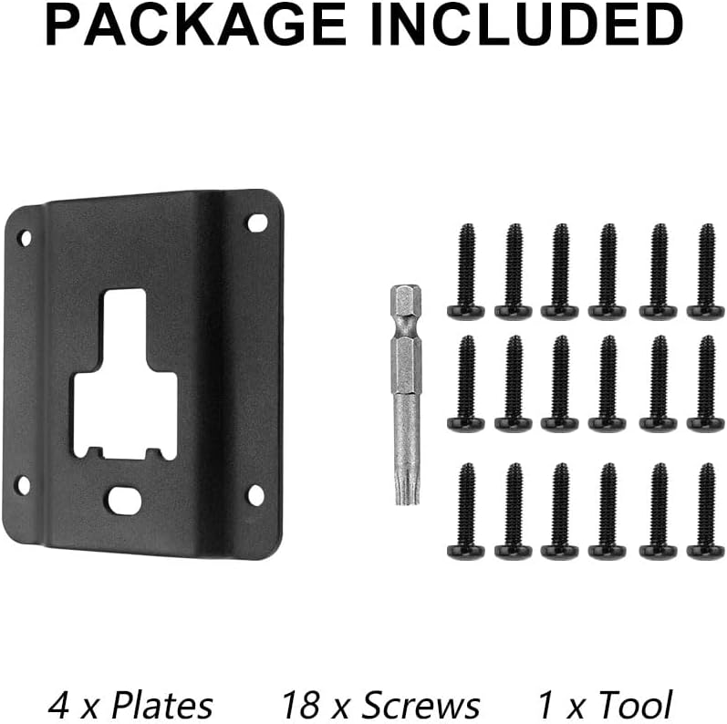 BIHEE Tie Down Anchors Plates 4 Pack Truck Bed Cargo Tie Down Brackets Compatible with Boxlink F150 2015-2025 and F250 F350 F450 F550 Super Duty 2017-2025 Replace for FL3Z99000A64B FL3Z-9928408-AB - Image 5